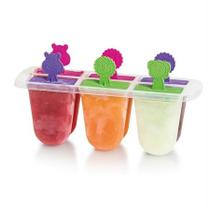 Kit 6 Forminhas Animais Coloridos para Picolé Sorvete R102