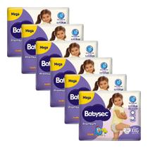 Kit 6 Fraldas Babysec Galinha Pintadinha Premium Tamanho XXG 24 unidades cada Kit 6 Fraldas Babysec Galinha Pintadinha Premium Tamanho XXG 24 unidades cada