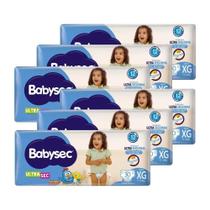 KIT 6 Fraldas BabySec Ultra Mega Tamanho XG 30 Unidades
