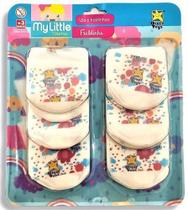 Kit 6 Fraldinhas para Bonecas - Divertoys Kit 6 Fraldinhas para Bonecas - Divertoys