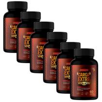 Kit 6 Frasco Suplemento Energetico CARGA EXTRA 60 CAPS 500MG
