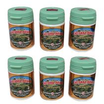 Kit 6 Frascos Castanha Indiana Sem Sabor