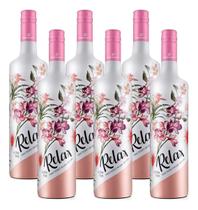 Kit 6 Frisante Relax Garibaldi Rosé Suave 750ml Kit 6 Frisante Relax Garibaldi Rosé Suave 750ml