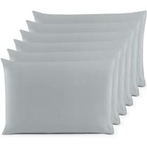 Kit 6 Fronhas ( 3 Pares ) 100% Algodão 200 Fios Em Percal Travesseiro