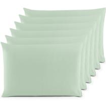 Kit 6 Fronhas ( 3 Pares ) 200 Fios 100% Algodão Em Percal Travesseiro