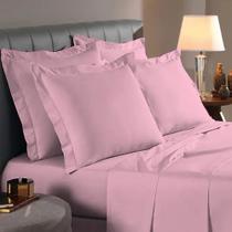 Kit 6 Fronhas Abas 70x50 Capa de Travesseiro Percal 200 Fios 100 Algodão