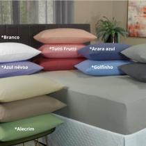 Kit 6 Fronhas Avulsas em Malha 100% Algodão Penteado