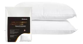 Kit 6 Fronhas Impermeável 70cm x 50cm Com Zíper Sem Barulho Ótimo Acabamento Qualidade Ortobom Original