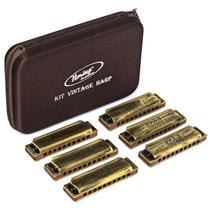 Kit 6 Gaita Hering Vintage Harp 10120 A C D E F G