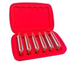 Kit 6 Gaitas Diatônicas Hering Free Blues Kit 6 Gaitas Diatônicas Hering Free Blues