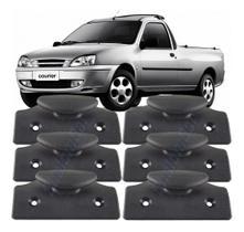 Kit 6 Gancho da Caçamba Ford Courier 1997 a 2013 Kit 6 Gancho da Caçamba Ford Courier 1997 a 2013