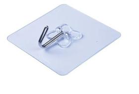 Kit 6 Ganchos Adesivos Plastico Auto-fixação Parede Cozinha