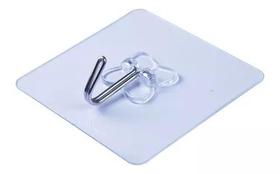 Kit 6 Ganchos Adesivos Plastico Auto-fixação Parede Cozinha Kit 6 Ganchos Adesivos Plastico Auto-fixação Parede Cozinha