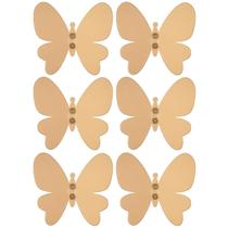 Kit 6 Ganchos Cabideiros Borboleta Dourada Decorar Organizar Closet Quarto Banheiro Masutti Kit 6 Ganchos Cabideiros Borboleta Dourada Decorar Organizar Closet Quarto Banheiro Masutti