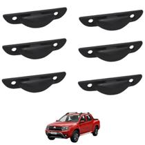Kit 6 ganchos caçamba renault duster oroch 2015 a 2021