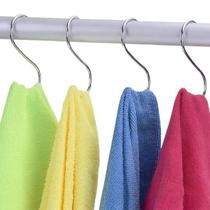 Kit 6 Ganchos Tipo S Aço Inox Jardim Vasos Cozinha Armários