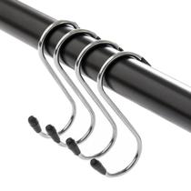 Kit 6 Ganchos Tipo S Aço Inox Suporte Utensílios Multiuso