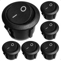 Kit 6 Gangorra Botão Liga Desliga Interruptor Kit 6 Gangorra Botão Liga Desliga Interruptor