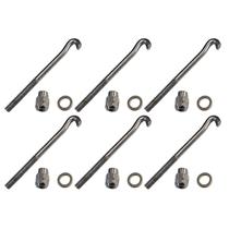Kit 6 Garra Parafuso Afinação Conga 140mm x 9mm com Porca