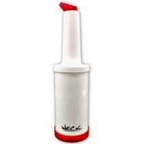 Kit 6 Garrafa Plástica Store'n Pour 1L Vermelha Armazenar Servir Bartender