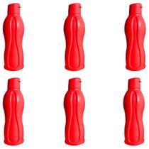 Kit 6 Garrafa Squeeze Garrafinha de Água 1100ml Plástica Academia Livre de BPA Estilo Tupperware ECO Kit 6 Garrafa Squeeze Garrafinha de Água 1100ml Plástica Academia Livre de BPA Estilo Tupperware ECO