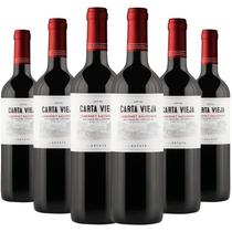 Kit 6 Garrafas Carta Vieja Cabernet Sauvignon