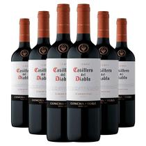 Kit 6 Garrafas Concha Y Toro Casillero Del Diablo Carménère