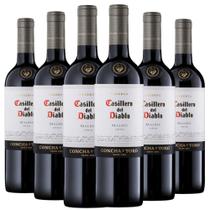 Kit 6 Garrafas Concha Y Toro Casillero del Diablo Malbec