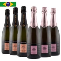 Kit 6 Garrafas Espumantes Cave Amadeu Branco + Rosé Kit 6 Garrafas Espumantes Cave Amadeu Branco + Rosé