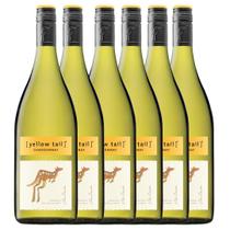 Kit 6 Garrafas Vinho Australiano Yellow Tail Chardonnay