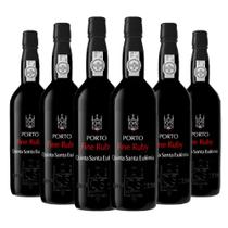 Kit 6 Garrafas Vinho do Porto Fine Ruby Kit 6 Garrafas Vinho do Porto Fine Ruby