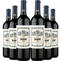 Kit 6 Garrafas Vinho Tinto San Telmo Malbec 750ml