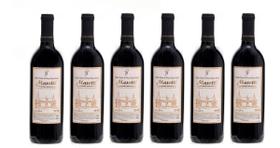 Kit 6 Garrafas Vinho Tinto Suave Bordô Vinícola Masotti