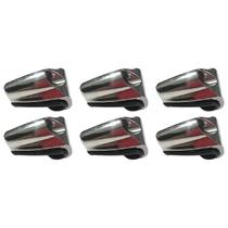 Kit 6 Garras Para Bumbo Metal Cromado com Base Borracha 12.2 Kit 6 Garras Para Bumbo Metal Cromado com Base Borracha 12.2