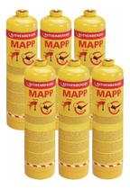 Kit 6 Gás Mapp Pro 360 Cilindro 400g R35539 Rothenberger