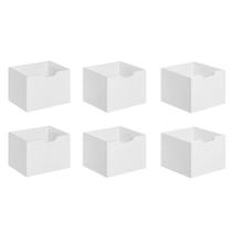 Kit 6 Gavetas para Nicho Organizador Q01 Branco - Mpozenato