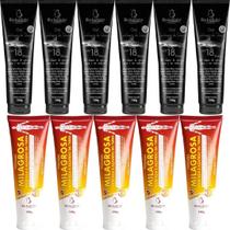 Kit 6 Gel Cartilagem de Tubarão Com 18 Ervas 150g + 5 Pomada Massageadora Milagrosa 150g