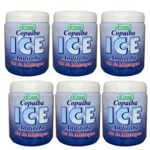 KIT 6 Gel de Massagem Ice Copaíba e Andiroba para dores refrescante 250g Pronatus do Amazonas