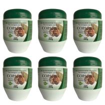 Kit 6 Gel Massageador Copaíba Andiroba Óleo de Argan 240g - Relaxamento e Hidratação - Aroeira