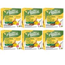 Kit 6 Gelatinas em Pó Zero Açúcar Apti Sabores Kit 6 Gelatinas em Pó Zero Açúcar Apti Sabores