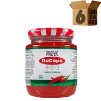 Kit 6 Geleia De Fruta Selection Pimenta Vermelha Ducopo - 250g