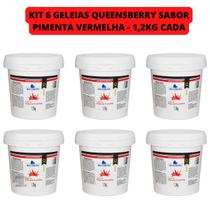 Kit 6 Geleia Sabor Pimenta Vermelha Queensberry Classic -Nfe