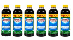 Kit 6 Genco Algicida Manutenção de Algas Piscinas Água Verde Frasco 1L