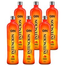 Kit 6 Gin Doce Morango e Pessego Intencion 900ml Kit 6 Gin Doce Morango e Pessego Intencion 900ml
