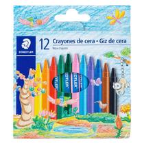 Kit 6 Giz de Cera 12 Cores Staedtler Crayon