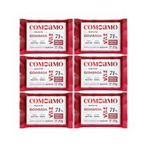 Kit 6 Goiabada Zero De Fruta Fresca Sem Gluten 20G Comoamo