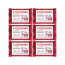 Kit 6 goiabada zero de fruta fresca sem gluten 20g comoamo Kit 6 goiabada zero de fruta fresca sem gluten 20g comoamo