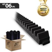 Kit 6 Gomos Cremalheira 50cm Motor Portão Deslizante Ppa 3m