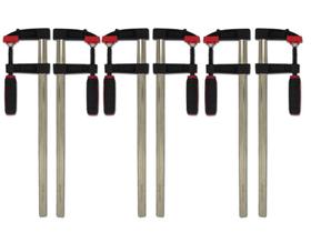 Kit 6 Grampos P/ Carpinteiro Tipo Sargento 300x50x355mm Onetools