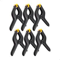 Kit 6 Grampos Sargento Marceneiro Reforçado 2 Polegadas Multiuso Kit 6 Grampos Sargento Marceneiro Reforçado 2 Polegadas Multiuso